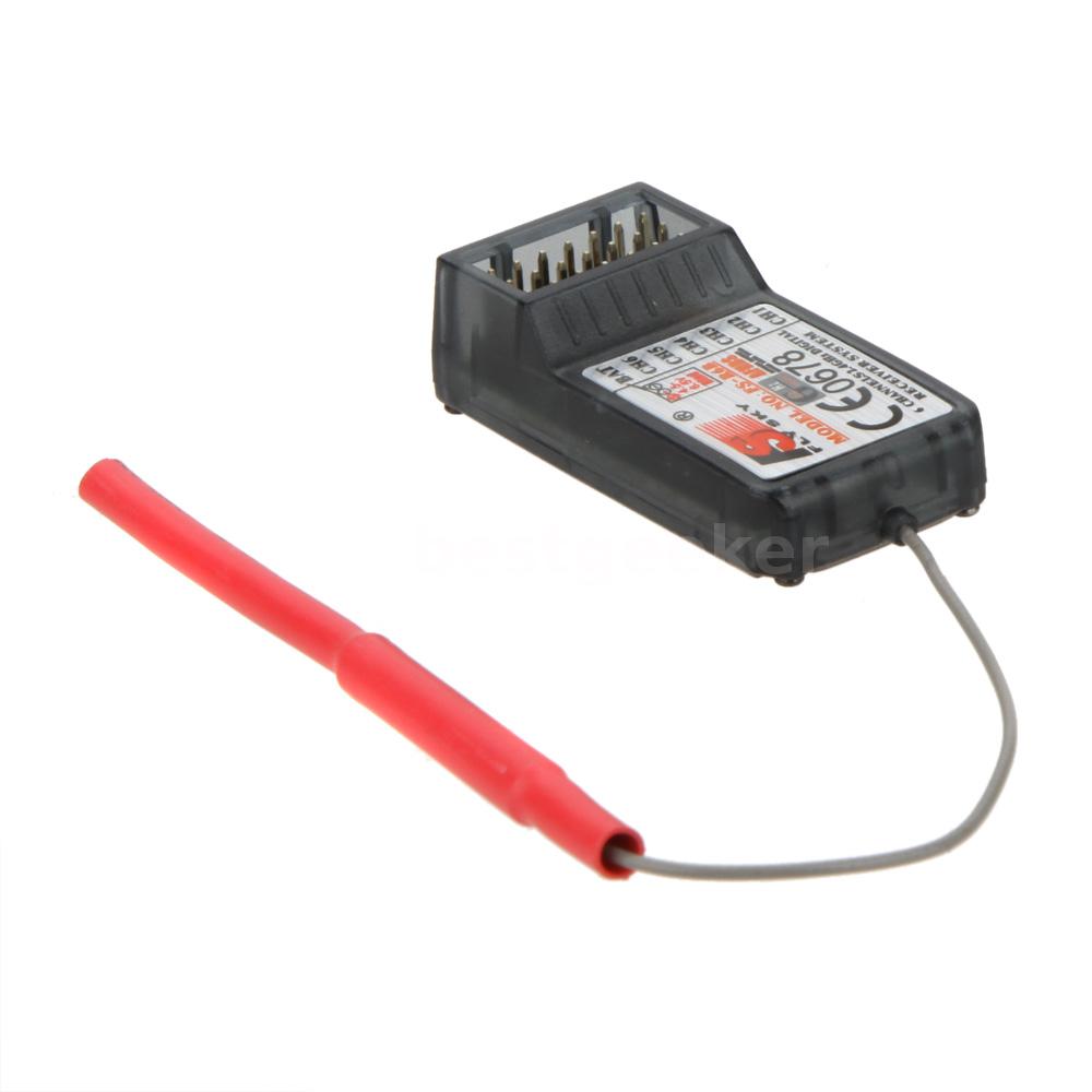 FlySky FS-R6B 2.4Ghz 6CH Receiver for FlySky TH9X FS-CT6B FS-T6 Q4B6